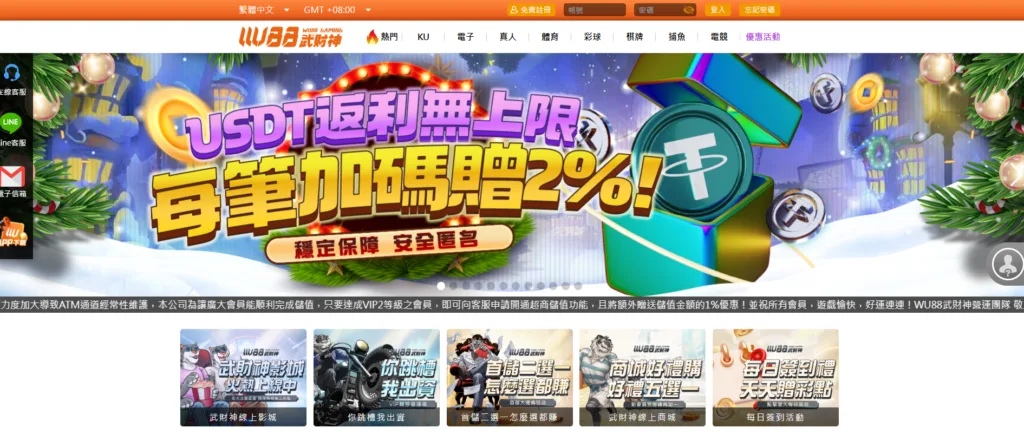 2026娛樂城排行：WU88武財神娛樂城